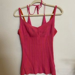Jacquemus La Maille Valensone Tank in Pink